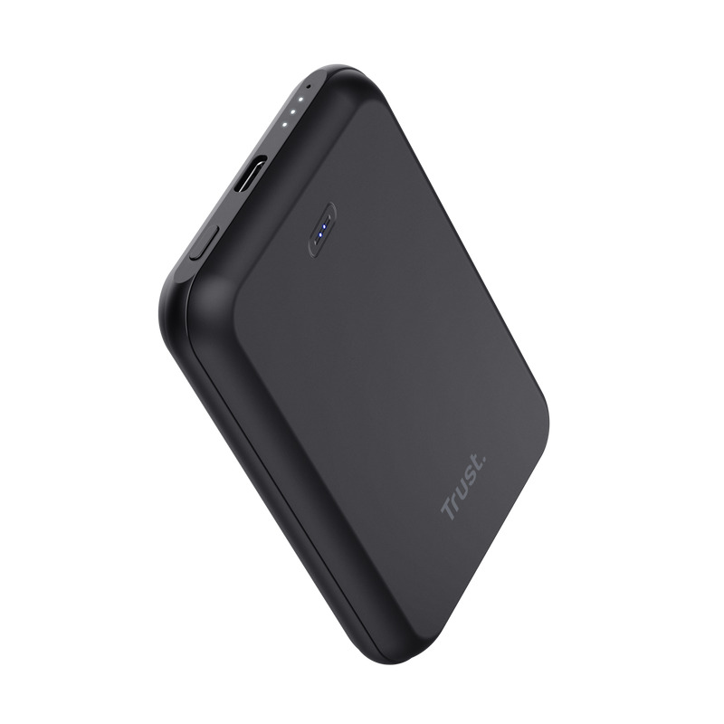 Trust Magno Magnetic Wireless Powerbank 5000mAh - Black