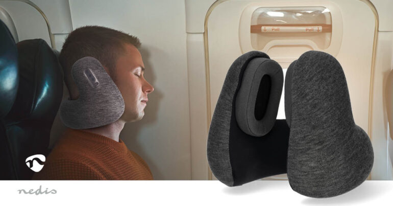 Nedis Wireless Over-Ear Headphones / Travel Pillow