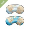 Kikkerland Ultra Soft Sleep Mask - Map