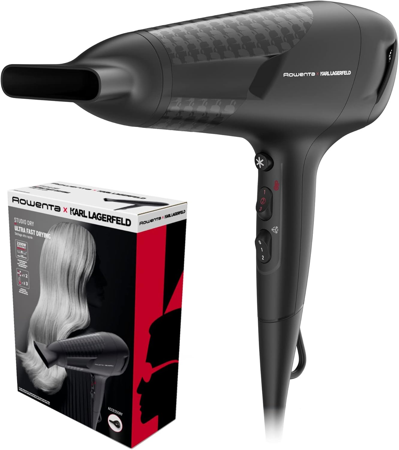 Rowenta Hair Dryer Studio Dry | 2300W | Karl Lagerfeld