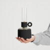 The Fatboy Flamtastique Oil Lamp XS brings a modern twist to classic outdoor lighting.