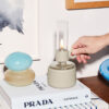 The Fatboy Flamtastique Oil Lamp XS brings a modern twist to classic outdoor lighting.