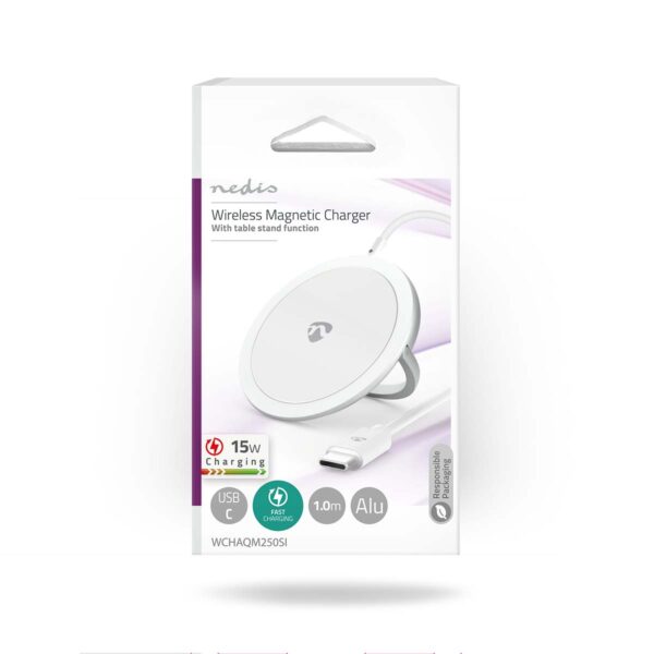 Nedis Wireless Charger Stand | up to 15W / 2A | USB Type-C™