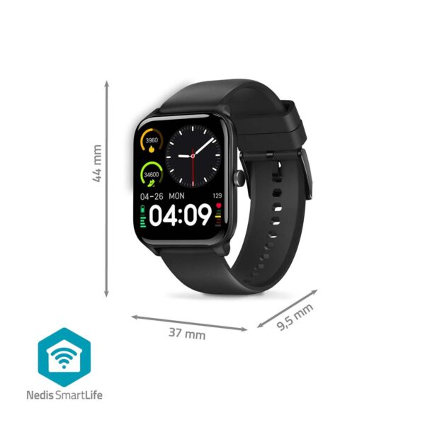 Nedis SmartLife Watch | IP68 | Fitness Tracker | Black