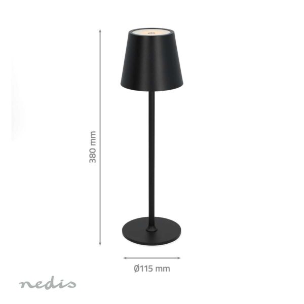 Nedis LED Table Lamp | 1.8W | 150lm | Dimmable | Black