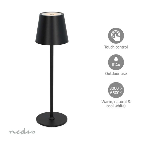 Nedis LED Table Lamp | 1.8W | 150lm | Dimmable | Black