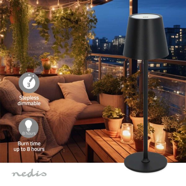 Nedis LED Table Lamp | 1.8W | 150lm | Dimmable | Black