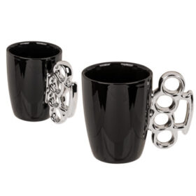 Out of the Blue Coffee Mug Black - Knuckle Duster