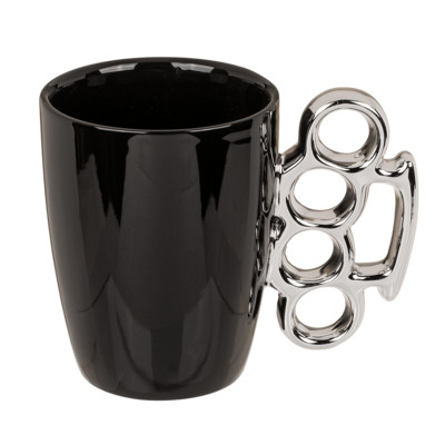 Out of the Blue Coffee Mug Black - Knuckle Duster