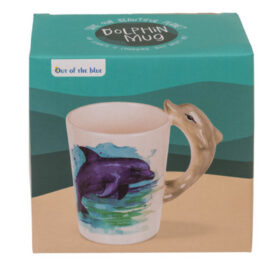 Out of the Blue Stoneware Mug - Dolphin