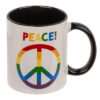 Out of the Blue Stoneware Mug - Peace
