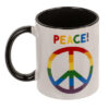 Out of the Blue Stoneware Mug - Peace