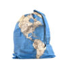 Kikkerland Travel Laundry Bag - Map