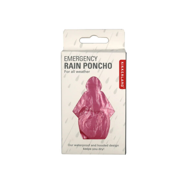 Kikkerland Emergency Rain Poncho