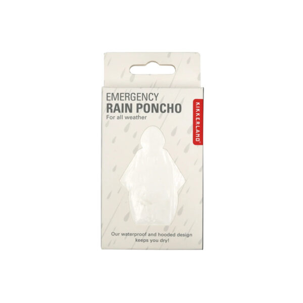 Kikkerland Emergency Rain Poncho