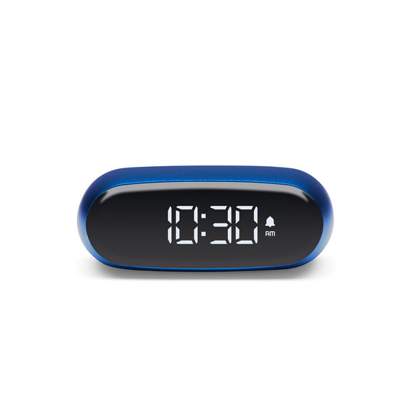 Lexon Design MINUT Pocket Size Alarm Clock - Dark Blue
