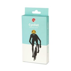 Balvi Bookmark Cyclist - Black/Yellow