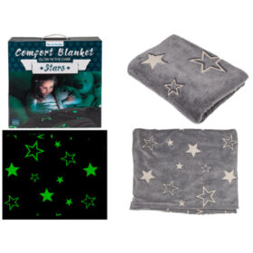 Out of the Blue Comfort Blanket - Stars - Glow in the Dark