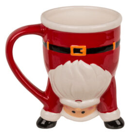 Out of the Blue Stoneware Mug Upside Down - Santa Claus