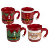 Out of the Blue Stoneware Mug Christmas Design - 4 assorti Designs