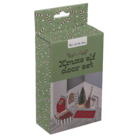 Out of the Blue Christmas X-mas Elf Door Set