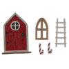 Out of the Blue Christmas X-mas Elf Door Set