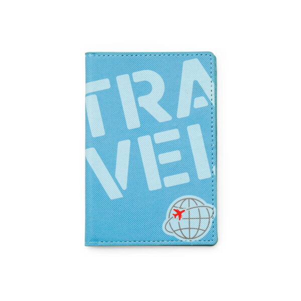 Kikkerland Blue Jet Set Passport Case