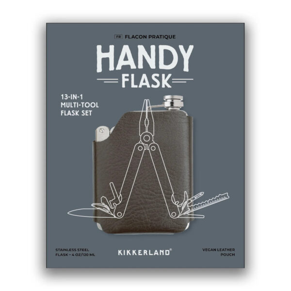 Kikkerland Handy Flask