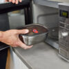 Black + Blum Steel Food Box | Grey/Red | Small