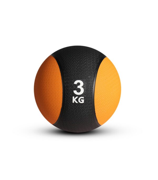 Sveltus Medicine Ball Rubber Black/Yellow - 3kgs