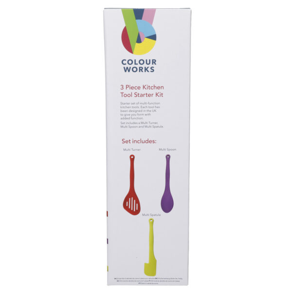 Colourworks Silicone Kitchen Utensils Set - 3pcs.