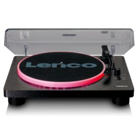 Lenco LS-50LEDBK -Vinyl / Record Player | PC Enoding | Built-in speakers | LED