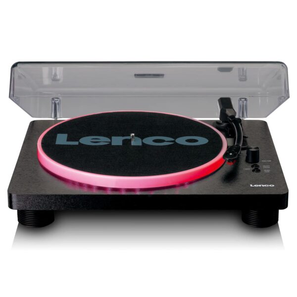 Lenco LS-50LEDBK -Vinyl / Record Player | PC Enoding | Built-in speakers | LED