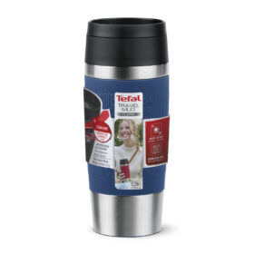 Tefal Classic Travel Mug Stainless Steel | 0.36L | Blue