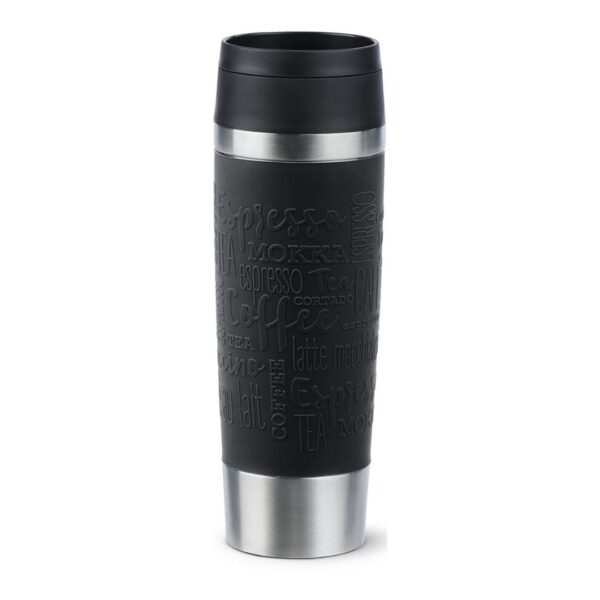 Tefal Classic Travel Mug Stainless Steel - 0.5L - Black