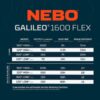 NEBO Galileo™ 1600 Rechargeable FLEX Lantern 1600lm