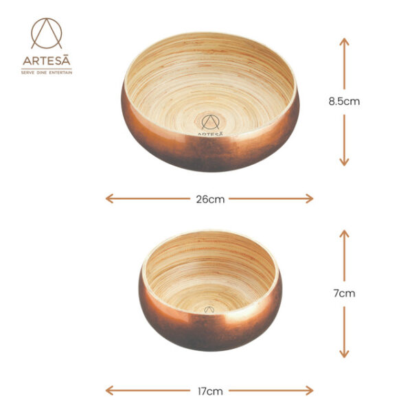 Artesà Bamboo Serving Bowl - Large 26cm