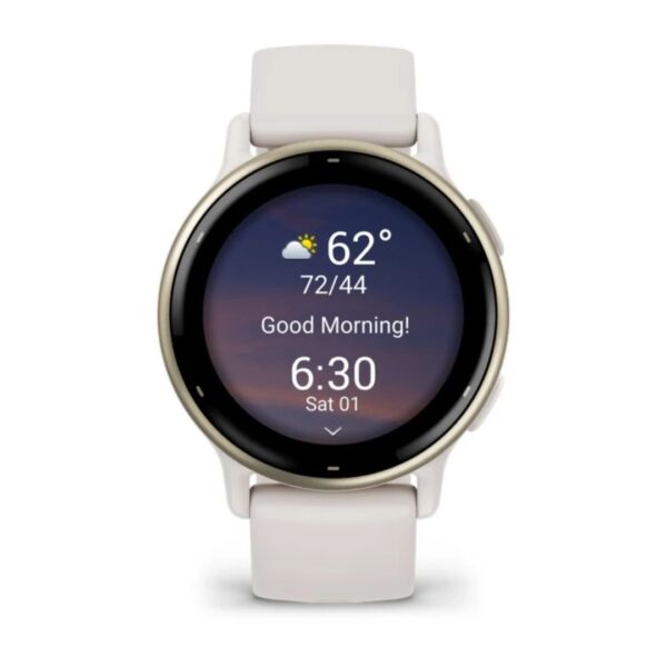 Garmin Vivoactive® 5 Music - Gold - Ivory.