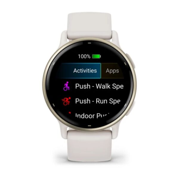 Garmin Vivoactive® 5 Music - Gold - Ivory.