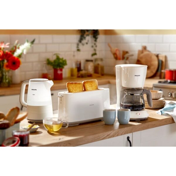 Philips Daily Collection Toaster | Long Shot | White