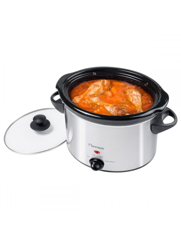 Bestron Slowcooker | 3.5L | 180W | RVS