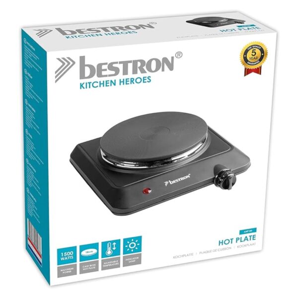 Bestron Electrical Hot Plate | 1500W | Diameter 18cm