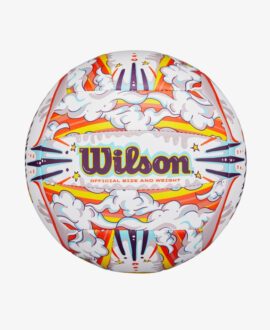 Wilson-Outdoor-Volleyball-Graffity-Peace-White-Orange