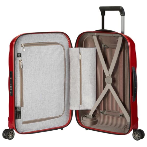 Samsonite C-Lite Spinner | 4 Wheels | 55cm | Chili Red