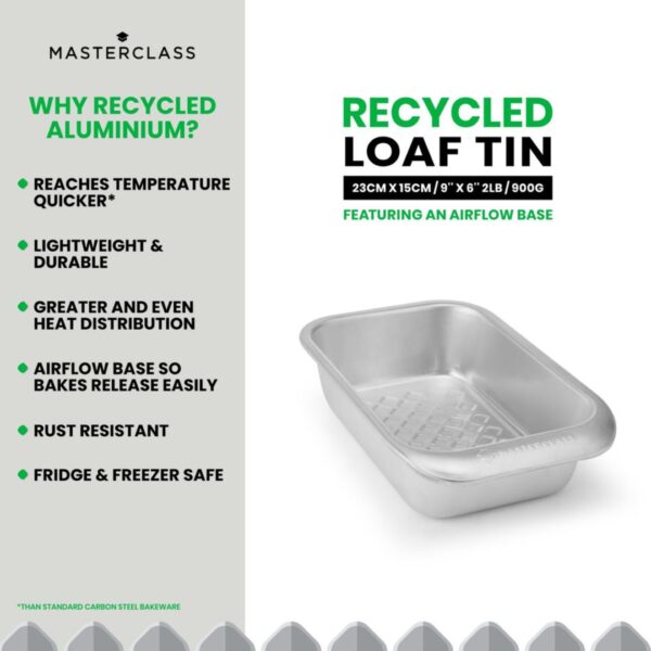 97082_9_MasterClass Recycled Aluminium Loaf Tin