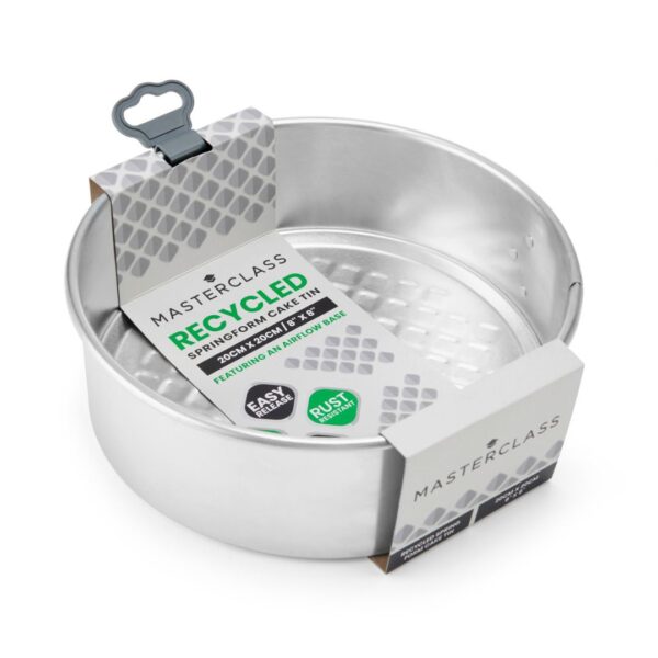 MasterClass Recycled Aluminium Springform Cake Tin - 20cm