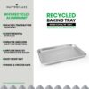 MasterClass Recycled Aluminium Large Baking Tray - 40x27cm