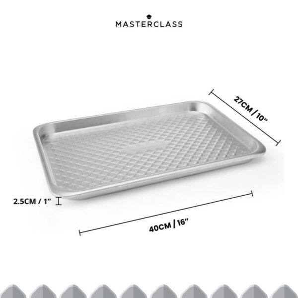 MasterClass Recycled Aluminium Large Baking Tray - 40x27cm