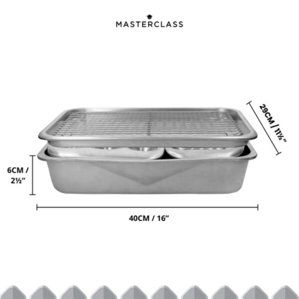 MasterClass Recycled Aluminium Stacking Baking Set - 5pc