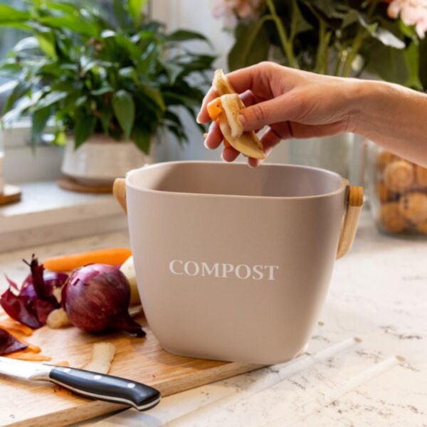Natural Elements Eco-Friendly Bamboo Fibre Compost Bin